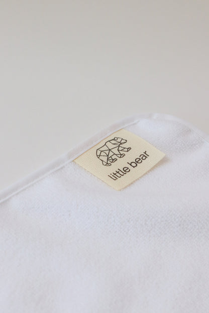 Little Bear White Hooded Towel